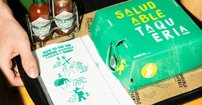 Dit is de huisstijl van Saludable Taqueria